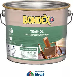 BONDEX Holzpflege-Öl (Teak-,Bangkirai-, Douglasien- u. Lärchen-Öl)/ 2,5 l / #873 - Bild 1 von 12