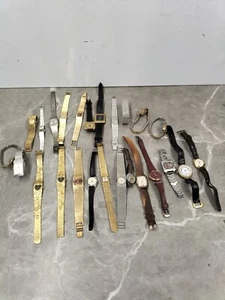 Job Lot Women's WRISTWATCHES Vintage Hand Wind/Automatic UNTESTED x 25 - Picture 1 of 3