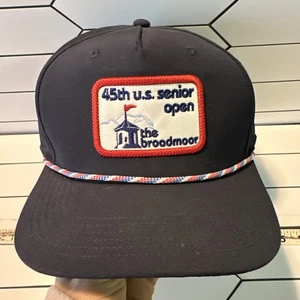 U.s. Open Patch Rope Hat 45th Senior Red White & Blue Broagmoor Golf Club Cap - Picture 1 of 12