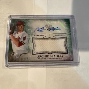 2015 Topps tribute Archie Bradley jersey auto 48/50 - Picture 1 of 2