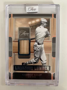 2025 Panini Three and Two bat GEORGE KELLY #ed 42/49! New York Giants - Picture 1 of 2