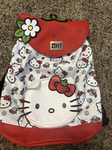 Hello Kitty Strawberry Slouch Backpack fedcomix fedcomix (6345) - Picture 1 of 7