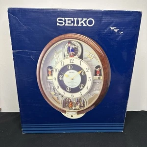 Seiko Melodies In Motion Musical Wall Clock Beatles Songs QXM109ZR - NEW - Picture 1 of 7