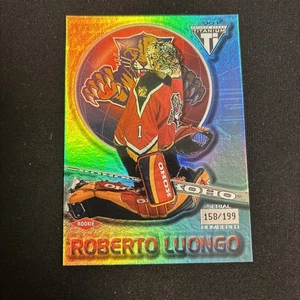 2000-01 Pacific Private Stock Titanium - Roberto Luongo #120 Rookies /199 - Picture 1 of 2