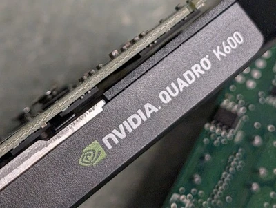 JUEGO DE 2 tarjetas gráficas HP NVIDIA Quadro K600 1GB GDDR3 PCIe x16 P/N: 713379-001  Foto 1 de 4