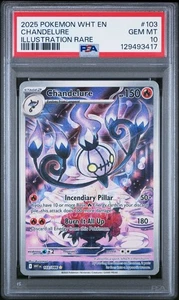 PSA 10 Chandelure 103/086 Sv: White Flare Holo - Bild 1 von 3