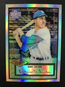 2001 Topps Archives Reserve #99 Duke Snider Brooklyn Dodgers - Picture 1 of 2