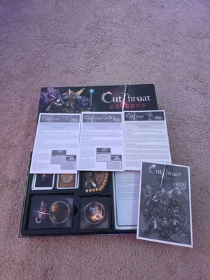 Cutthroat Caverns - Board Game - With Expansions OOP Relics Deeper Tombs Fresh - Image 1 of 4