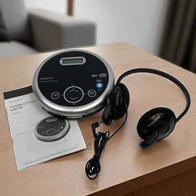 Insignia NS-P5113 портативный CD-плеер FM-тюнер воспроизведение MP3 проверено чистое рабочее - Изображение 1 из 4