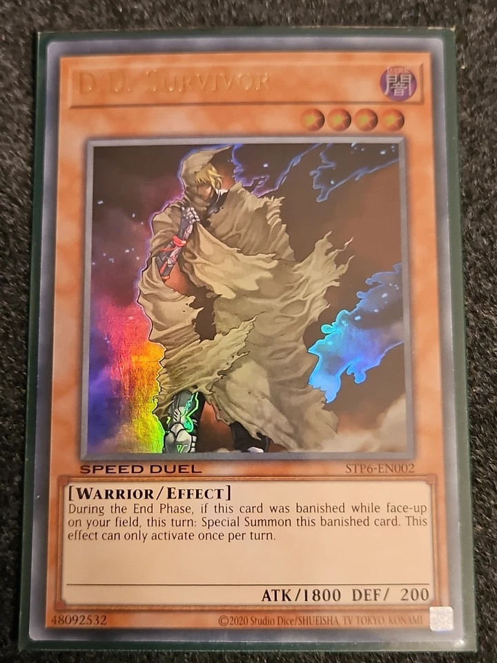 Speed Duel Yu-Gi-Oh! D.D. Survivor STP6-EN002 Super Rare English Unlimited Ed NM - Image 1 of 1