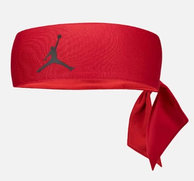 Nike Unisex Jordan Jumpman Diadema TIE Run Diadema Rojo OSFM Bandas AC4095-605 - Imagen 1 de 4
