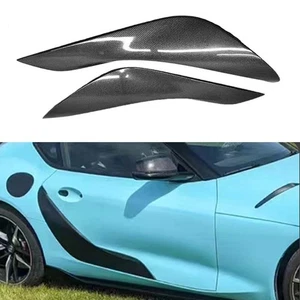 Real Carbon Fiber Side Door Vent Panel Cover for Toyota GR Supra A90 2019-2024 - Bild 1 von 4
