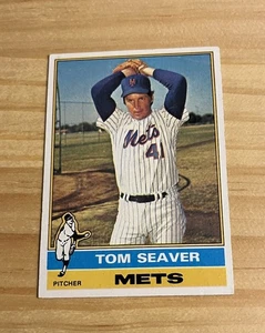 1976 Topps Baseball Tom Seaver #600 - New York Mets MLB HOF Reds EX - Picture 1 of 3