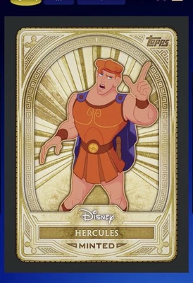 Topps Disney Collect Legendary LE Mint Hercules Digital - Image 1 of 2