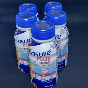 Ensure Plus Nutrition Shake, Butter Pecan, 8 Fl Oz, 5 Count 070074517872VL - Picture 1 of 2
