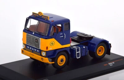Volvo F88 1971 Asg Yellow Blue IXO TR034 1:43 Truck Tractor - Image 1 of 3