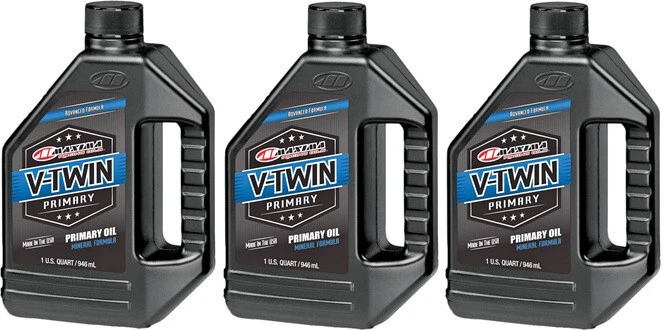 Botellas de 3 cuartos Máxima V-Twin aceite primario mineral embrague húmedo Harley Davidson Foto 1 de 1