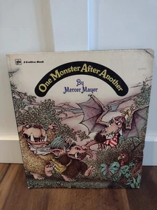 Vintage Mercer Mayer One Monster After Another Book 1974 Golden Book First Ed? - Picture 1 of 9