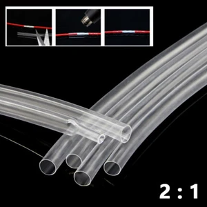 Schrumpfschlauch 2:1 Schrumpfschläuche Transparent φ0.6mm bis φ180mm - Picture 1 of 7