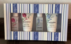 Set regalo da viaggio Crabtree & Evelyn acqua di rose e lavanda gel doccia lozione corpo - Foto 1 di 8