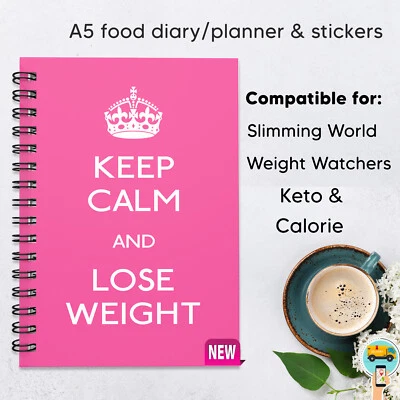 FABULOUS PLANNING A5 Food Diet Diary Slimming FOR Planner Tracker Weight Loss JOURNAL 2024/C5