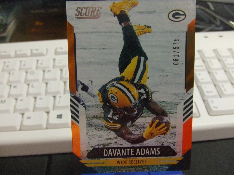 2021 Score Lava Parallel Card #140 Davante Adams /575 -Green Bay Packers- - Image 1 of 1