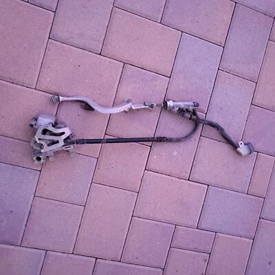  2001 01 Honda CR80RB CR80 CR85RB Expert COMPLETE  Rear Brake System Caliper - Image 1 of 4