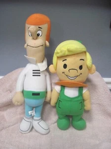 Hanna-Barbera The Jetsons Plush Nostalgia Cartoon Dolls George 17" & Elroy 14" - Picture 1 of 7