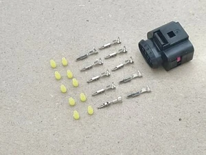 Set VW VAG 1J0 973 715 - 10 poliges gedichtetes Flachkontaktgehaeuse 1.5 mm, 2-r - Bild 1 von 2