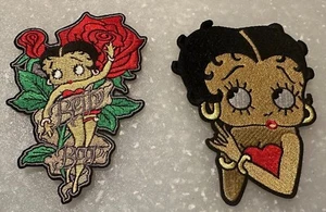 Hot Stunning Unique Betty iron Glue on embroidery patches for clothes/Artwork - Picture 1 of 7