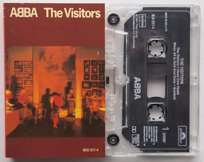 ABBA - THE VISITORS (POLYDOR 8000114) 1990s EUROPE CASSETTE TAPE REISSUE - Image 1 of 3