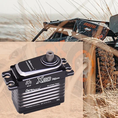 180°/270° 80kg Metal Gear Waterproof Brushless Servo For RC 1/8 Crawler RC Car - Image 1 of 4