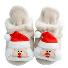  Santa Cotton Boots 4 Coral Fleece Baby Girl Slippers Socks Christmas