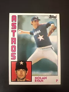 Carta Baseball 1984 Topps Nolan Ryan Houston Astros #470 Near Mint - Foto 1 di 12