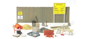 Preiser 17177  Concrete mixer, boarding tools etc. 1:87  - Picture 1 of 1