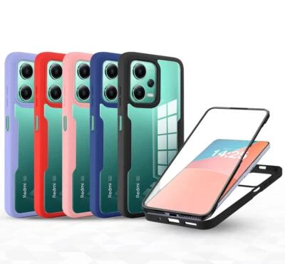 LBH TEC-EXPERT 360 Grad Handy Hülle für Xiaomi Redmi Note 12 / 12 5G / 12 Pro 5G / 12 Pro+ 5G