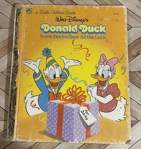 Donald Duck Some Ducks Have All the Luck | Little Golden Book | VINTAGE Disney - Picture 1 of 3