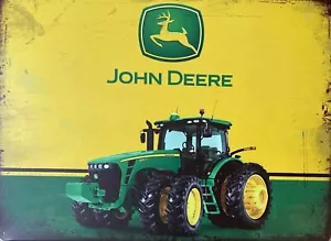 Sign Time - John Deer Tin Sign 12"W x 16" H - Picture 1 of 1