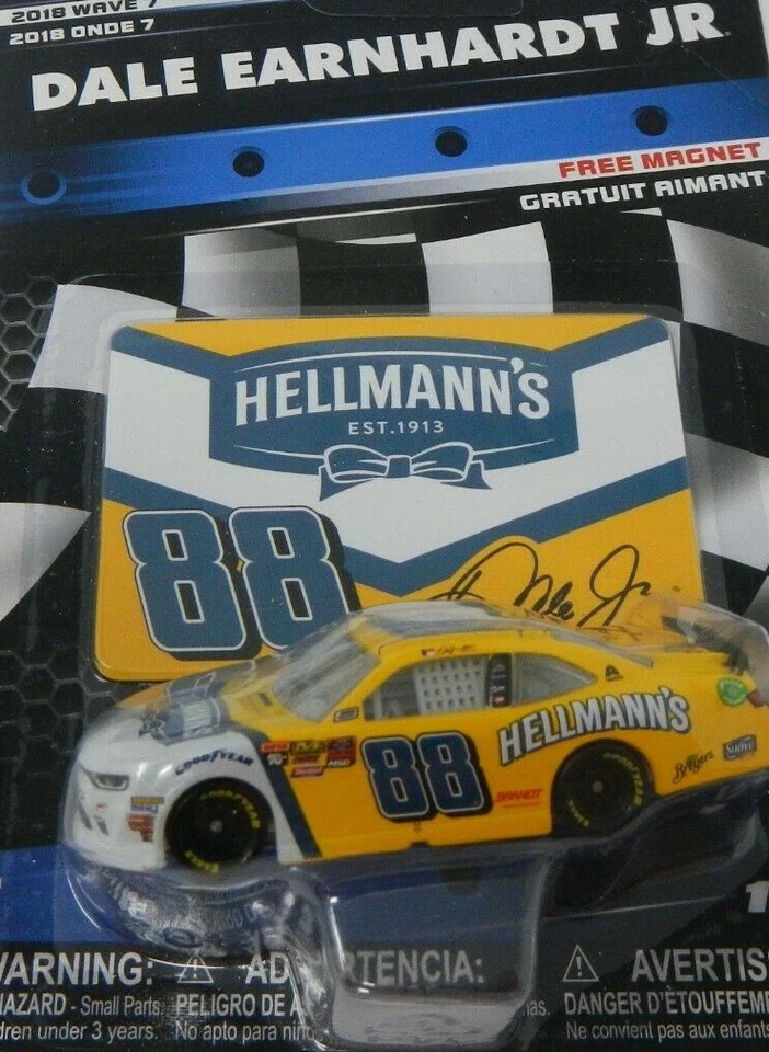 2018 Wave 7 Authentics Dale Earnhardt Jr Hellmann's #88 1/64th Scale Diecast - Image 1 of 1