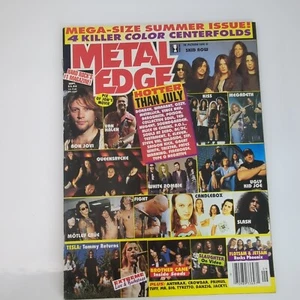 Metal Edge September 1995 Slaughter, KISS Skid Row Megadeth Bon Jovi Centerfolds - Picture 1 of 13