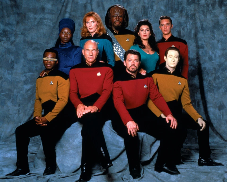 Star Trek The Next Generation 10" x 8" fotografía fundida 20