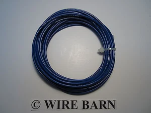 MTW 20 AWG GAUGE BLUE STRANDED COPPER WIRE 25 FEET MACHINE TOOL WIRE- USA MADE - Picture 1 of 1