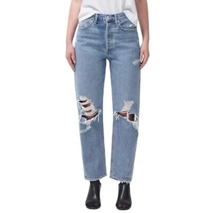 JEANS AGOLDE ANNI 90 VITA MEDIA VESTIBILITÀ AMPIA IN CADUTA TAGLIA 32 - Foto 1 di 6