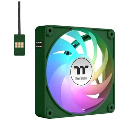 Thermaltake CL-F220-PL12RG-A CT120 EX ARGB Sync Fan Racing Green (3-Fan Pack) - Image 1 of 3