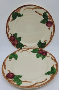 Set of 2 Vintage Franciscan Apple Dinnerware 10 1/2" Dinner Plates - NICE!! - Picture 1 of 3