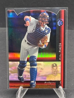 1994 SP BASEBALL MIKE PIAZZA RED HOLOVIEW DIE-CUT SSP INSERT #29 TOUGH FIND! HOF - Image 1 of 2