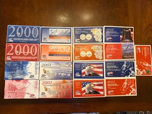 17 Sets 1999 Through 2005 US Mint Uncirculated P & D Coin Set, BU U.S. Coins 118 - Picture 1 of 10