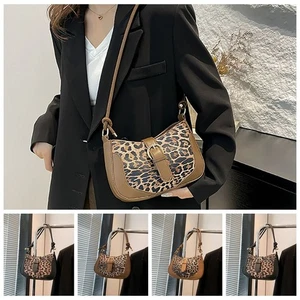 Pu Leather Women Underarm Bag Retro Crossbody Bag Fashion Tote Bag Women - Photo 1/12