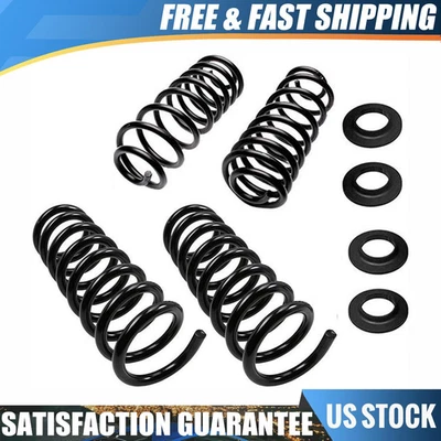 Juego de 2 muelles helicoidales delanteros traseros para Ford Crown Victoria 1998-2002 Foto 1 de 4