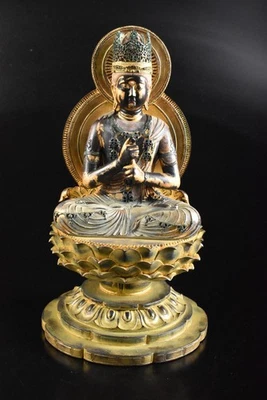 S3433: ESTATUA BUDISTA de resina japonesa escultura arte budista, arte budista automático Foto 1 de 4